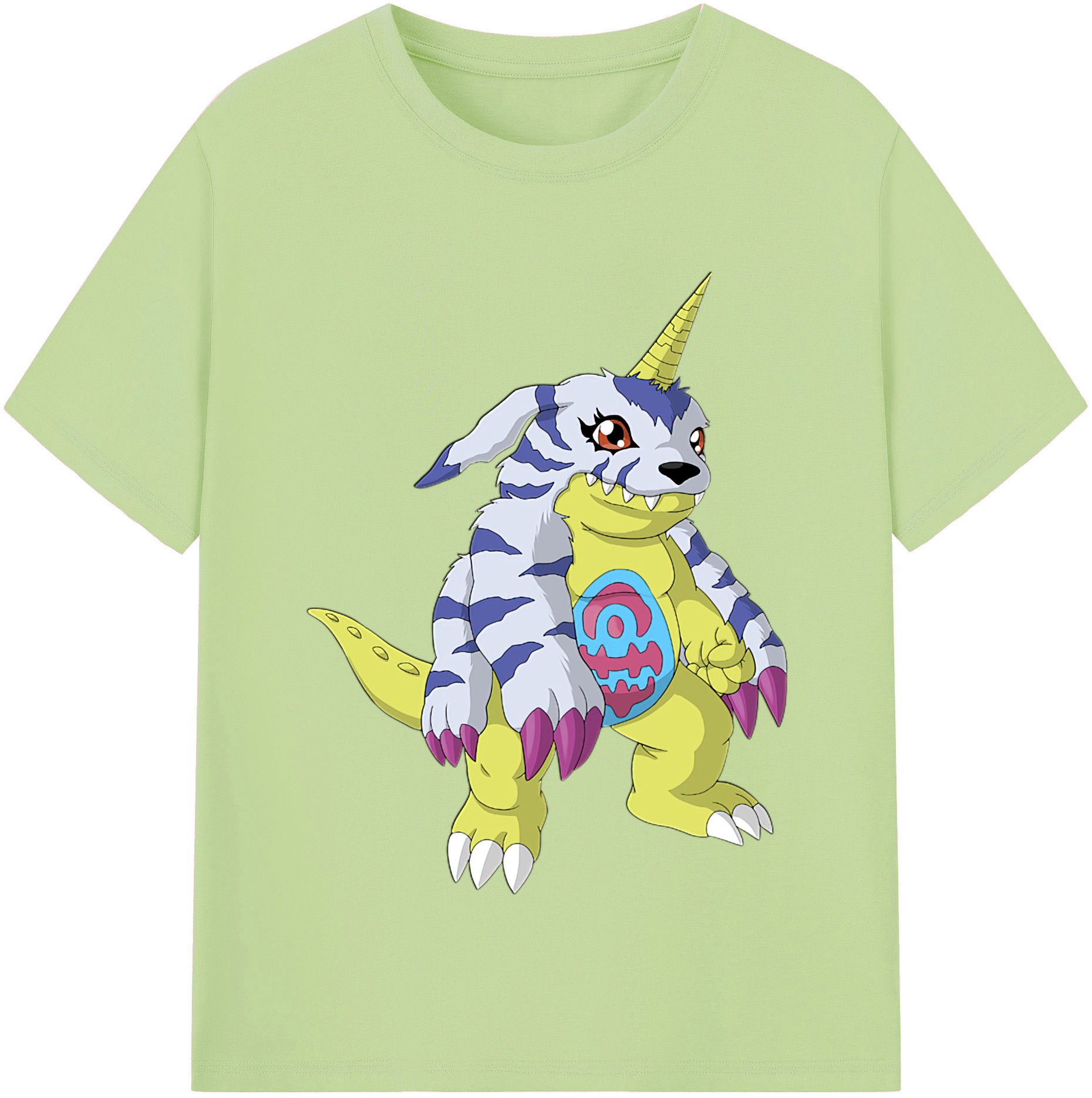 （画像用） Digimon デジタルモンスター/デジモン 綿100％半袖Tシャツ（フロントプリント）
